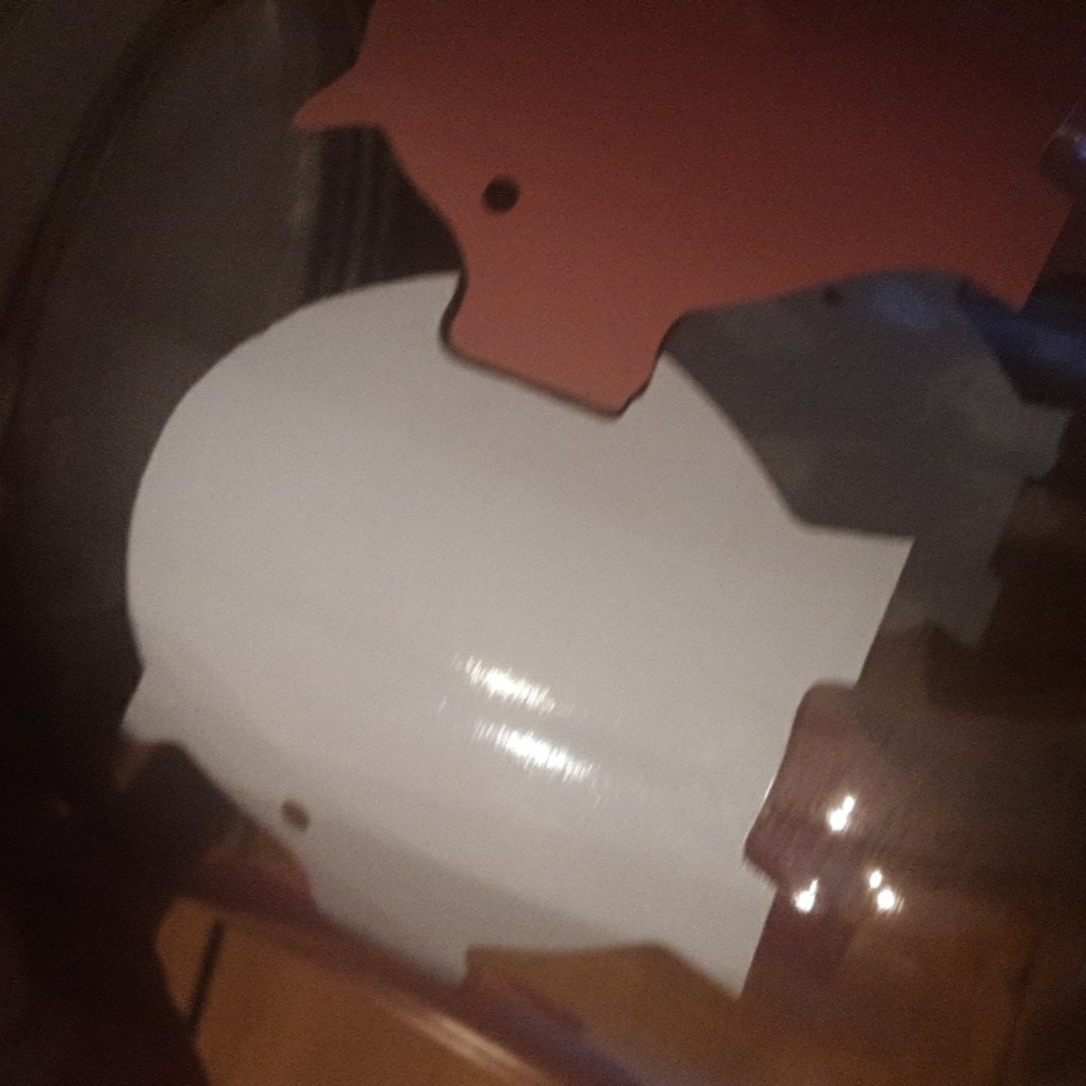 Food Storage Jar with Pink and White Pig Design - Picture 2 of 3